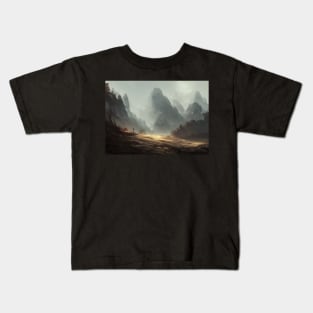 landscape pictures for wall warm Kids T-Shirt